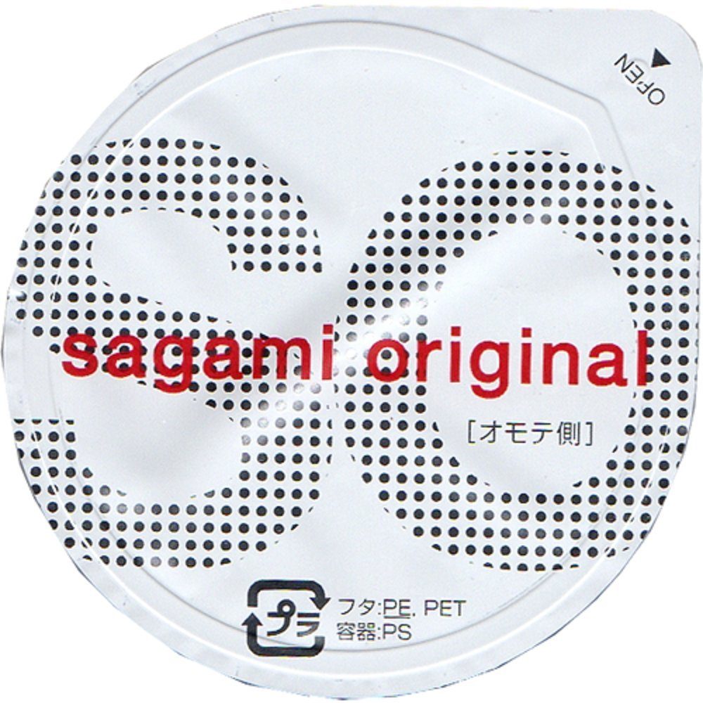 Sagami Kondome Original 0.02 Non Latex Condom - für Latex-Allergiker geeignet, Packung mit, 2 St., latexfreie Kondome, ultradünne japanische Kondome