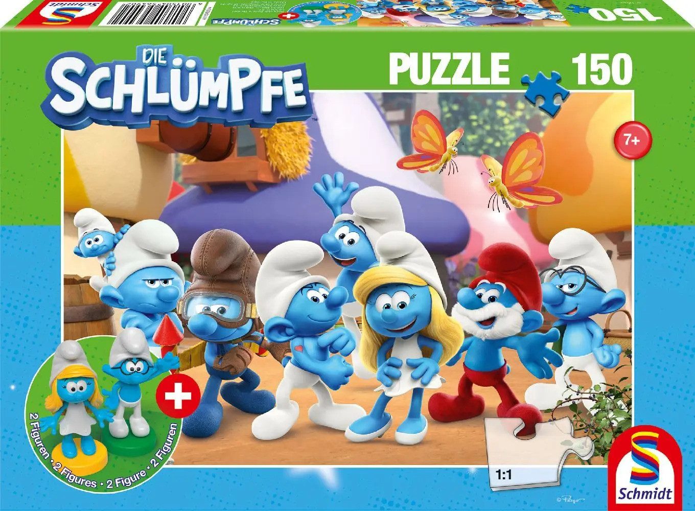 Schmidt Spiele Puzzle Schlumpfige Freunde, 150 günstig online kaufen