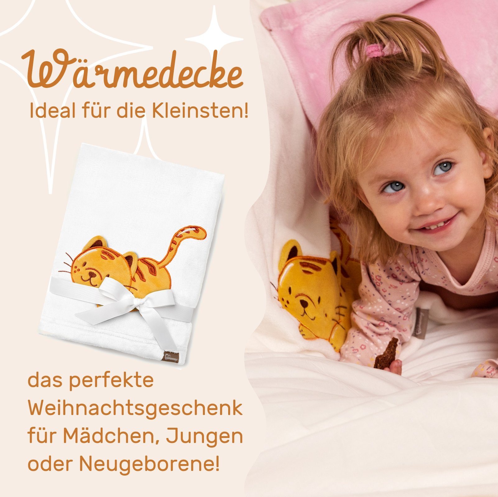Wohndecke Warme Kuscheldecke Babydecke Blanket Baby Geschenk BE20-168, Be M günstig online kaufen