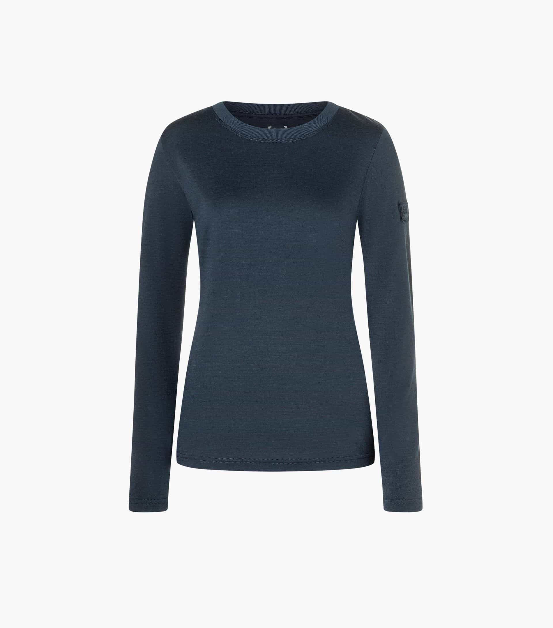 SUPER.NATURAL Langarmshirt W CASUAL RIB BIO J LS