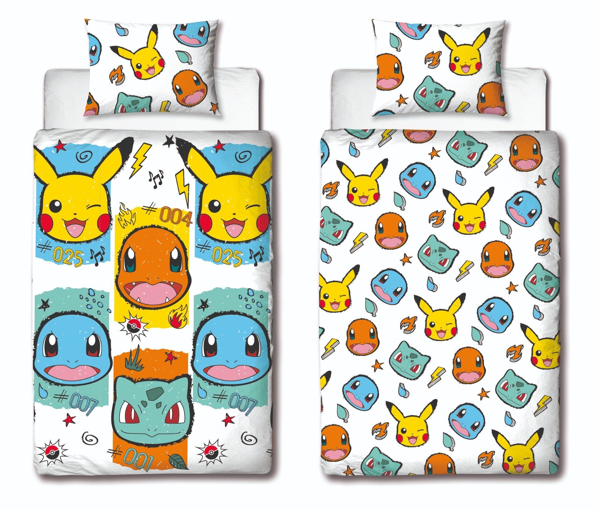 Bettwäsche »Pokemon Pikachu and Friends Mikrofaser Bettwäsche Set
