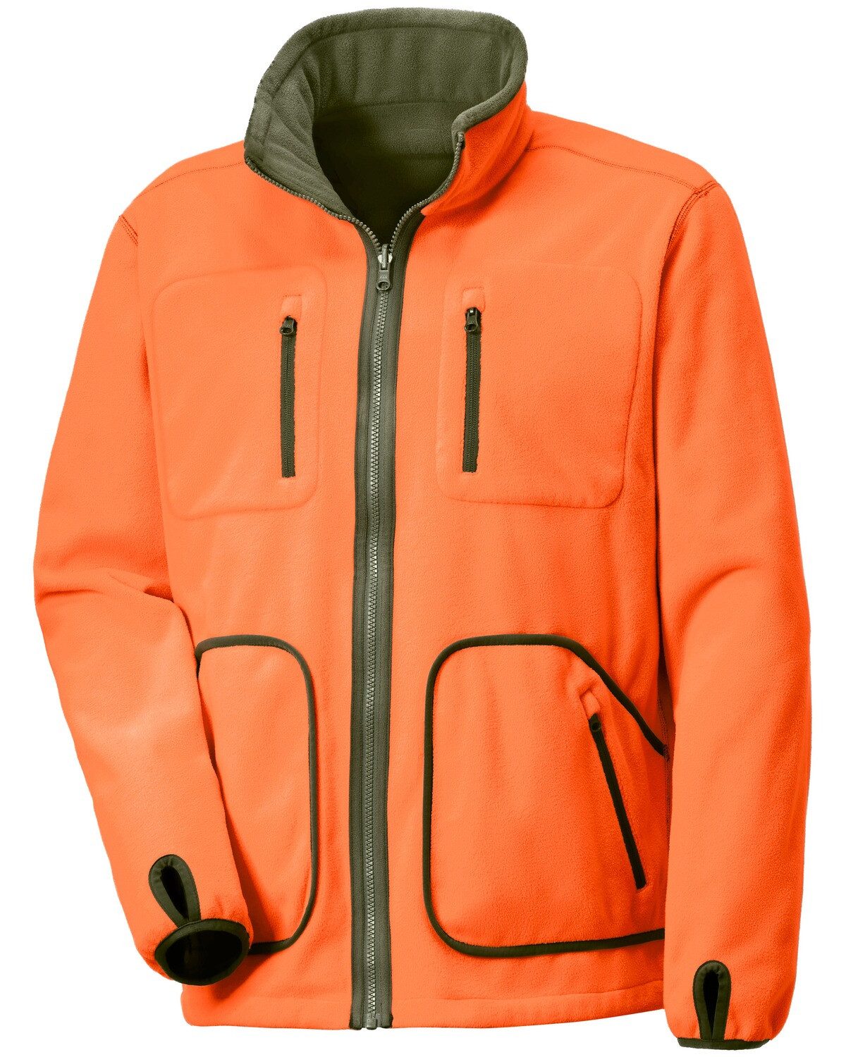 Wald & Forst Softshelljacke Signal-Wendejacke