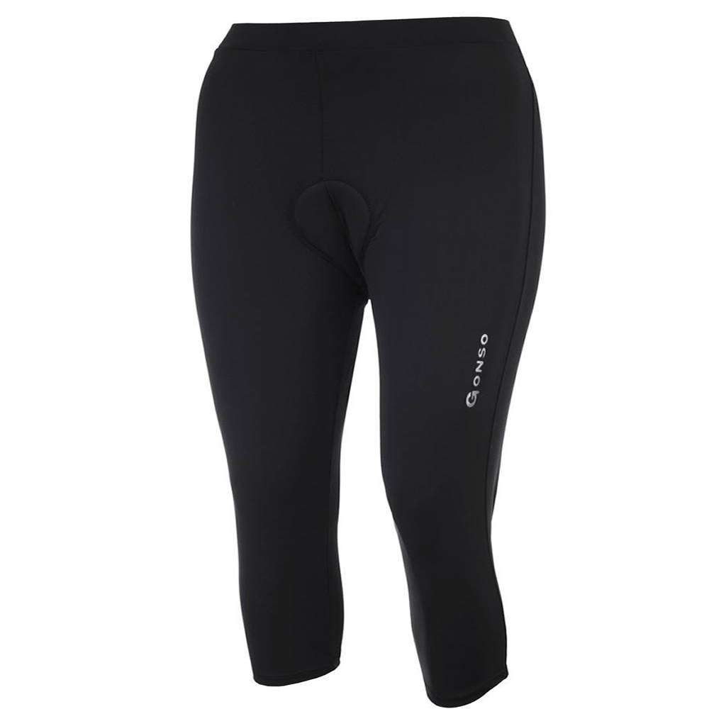 Fahrradhose Gonso Lusaka Damen 3/4 XXL Bike-Hose gepolstert große Größen