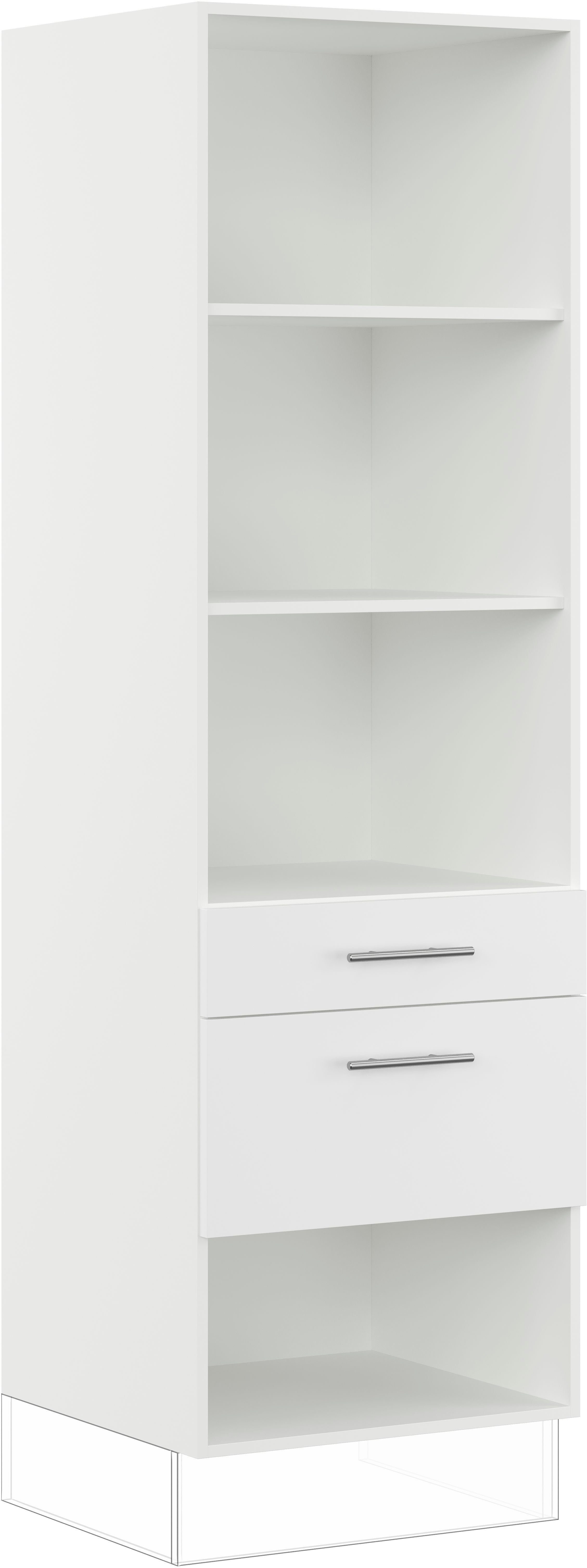 IMPULS KÜCHEN Seitenschrank "Valencia", Breite/Höhe: 60/190,7 cm, mit Soft-Close vormontiert, mit Schubkasten, mit Auszug, mit verstellbaren Fachböden