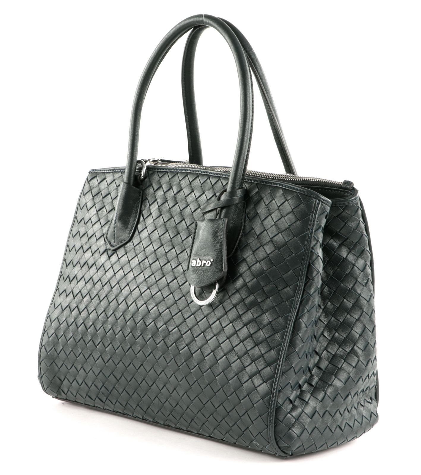 Abro Businesstasche Leather Piuma Weaving (Set, 2-tlg)