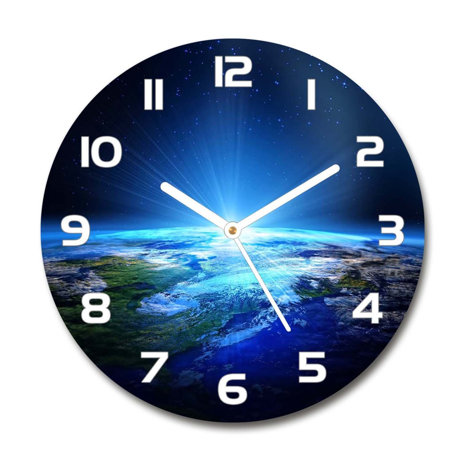 Tulup Wanduhr aus Glas 30fi cm günstig online kaufen