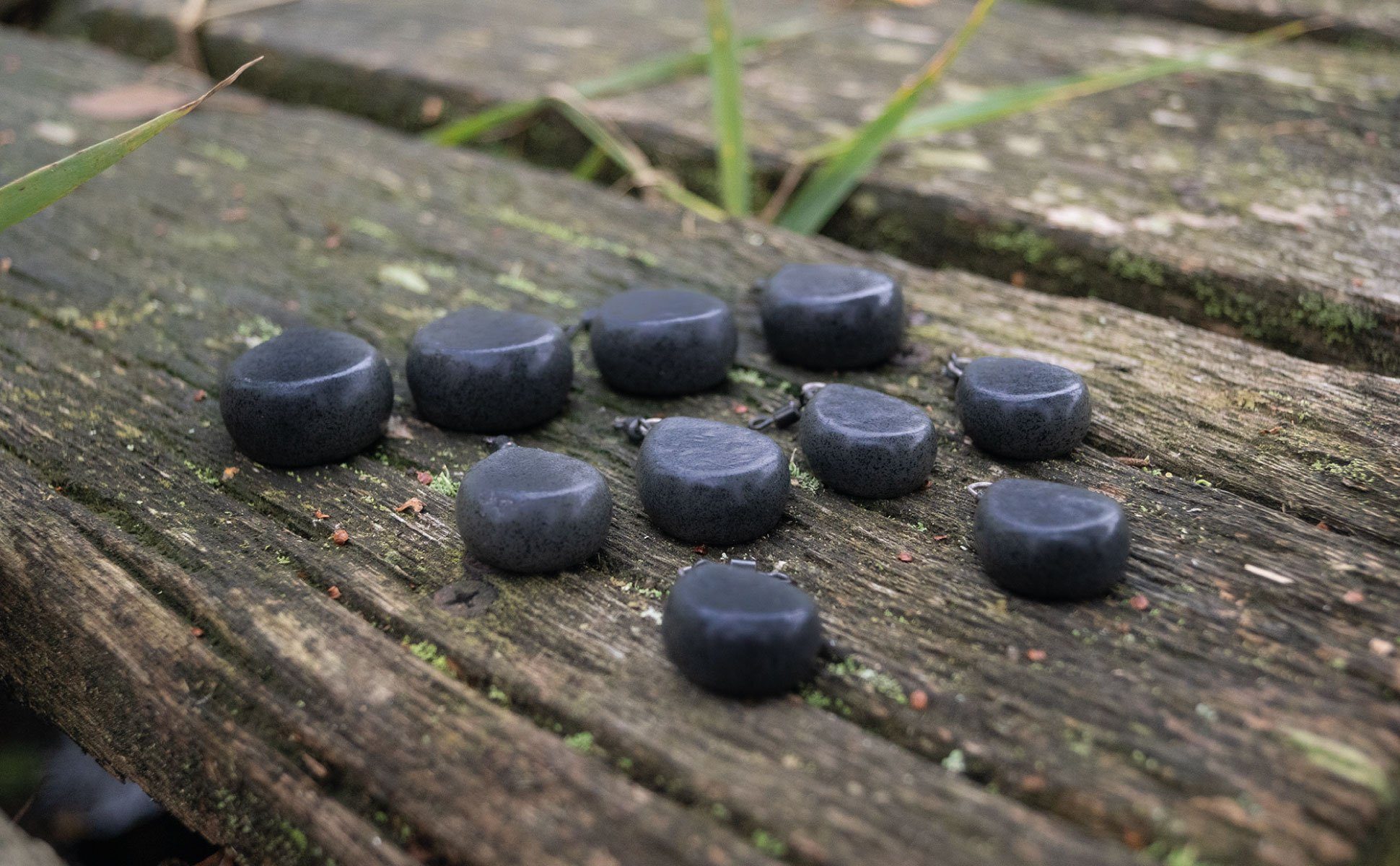 Zite Karpfenblei Set mit Wirbel 10 Stück Grundbleie 40-115g Tropfenblei