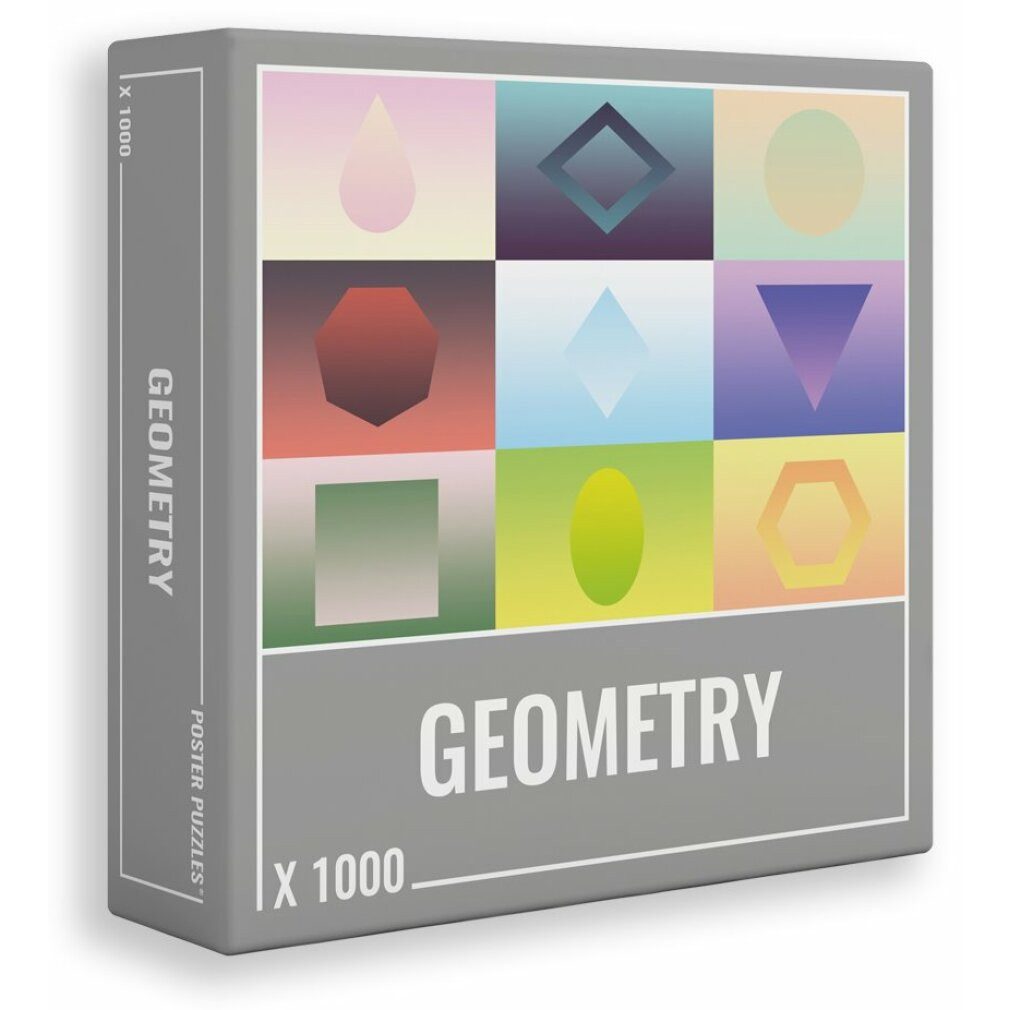 CLOUDBERRIES Puzzle Puzzle Geometrie 1000 Teile, Puzzleteile