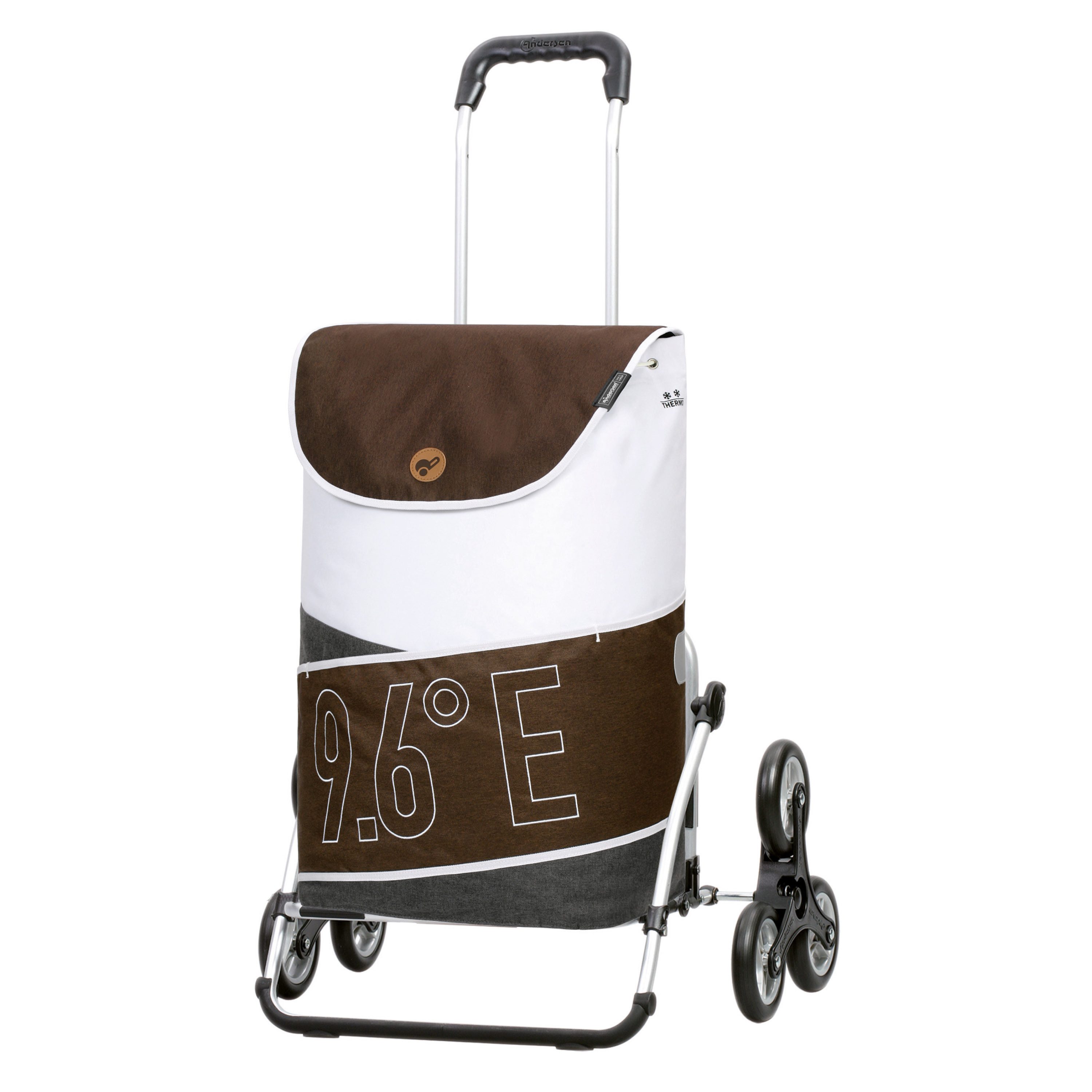 Einkaufstrolley Treppensteiger Cargo Shopper XXL Loke braun