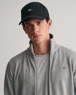 Gant Sweatjacke REG SHIELD FULL ZIP SWEAT mit Logostickerei auf der Brust