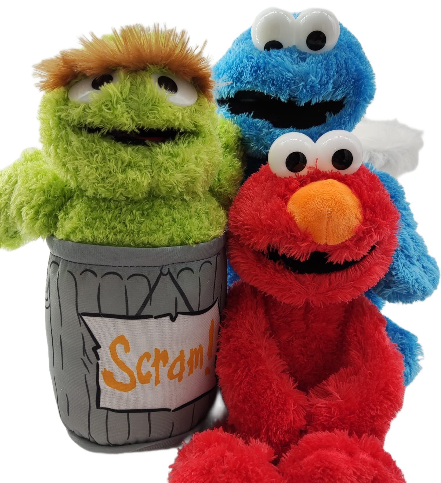 Sesamstrasse Kuscheltier Sesamstrasse Kuscheltier Krümelmonster Kuscheltier Blau Plüsch 35 cm (Set, 1-St., Geschenk-Set), Super weicher Plüsch Stofftier Kuscheltier für Kinder zum spielen