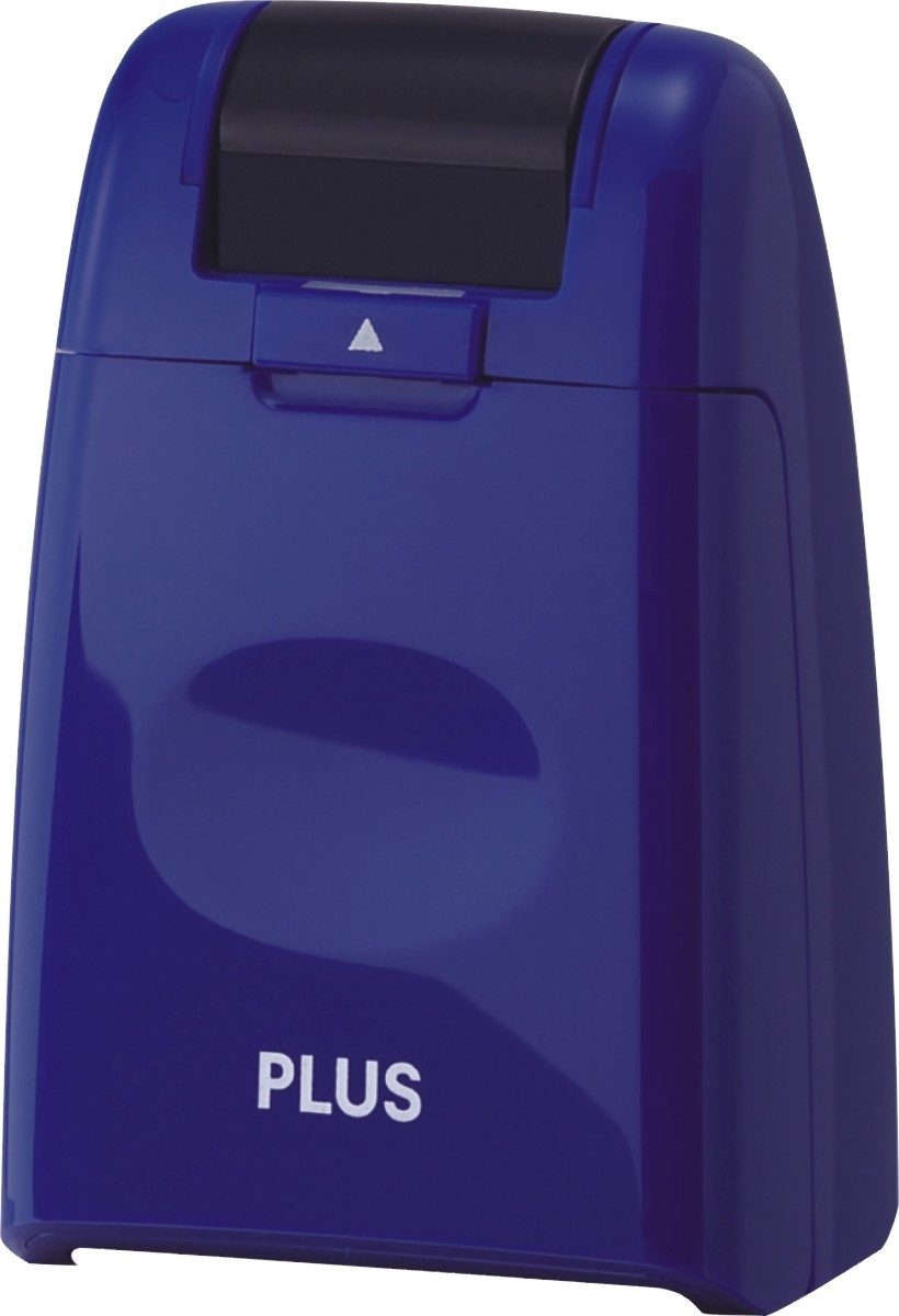 PLUS JAPAN Марки Roll-Stempel zur Unkenntlichmachung von Daten blau