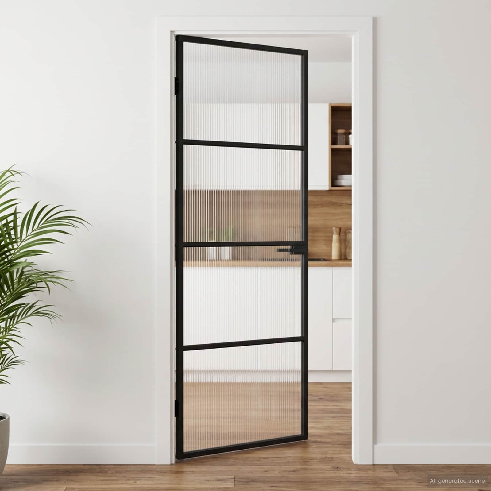 vidaXL Haustür Wohnzimmer-Tür 76 x 201,5 x 3,5 cm (1-St)