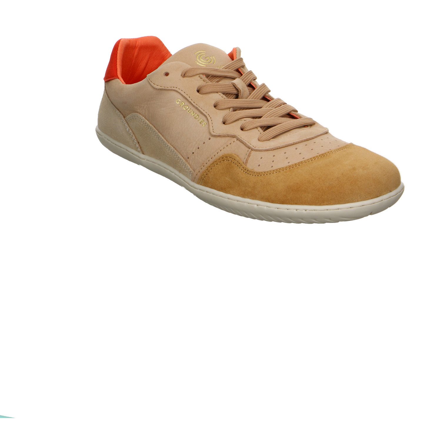 GROUNDIES 30 Nova Go1 Nubuk Schnürschuhe beige Schnürschuh