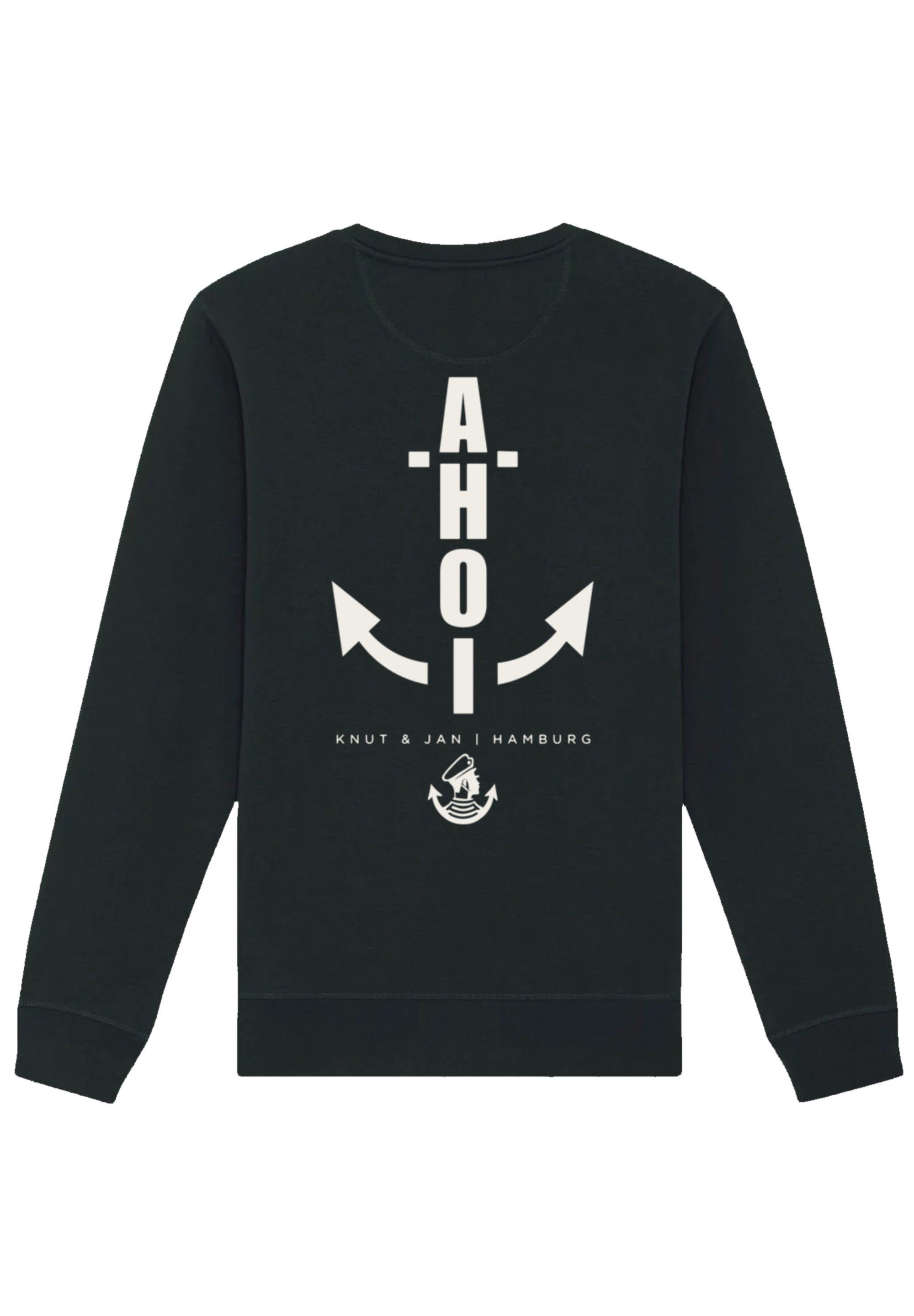 F4NT4STIC Sweatshirt Ahoi Anker Knut & Jan Hamburg Print, Hochwertiges  Basic Unisex-Sweatshirt