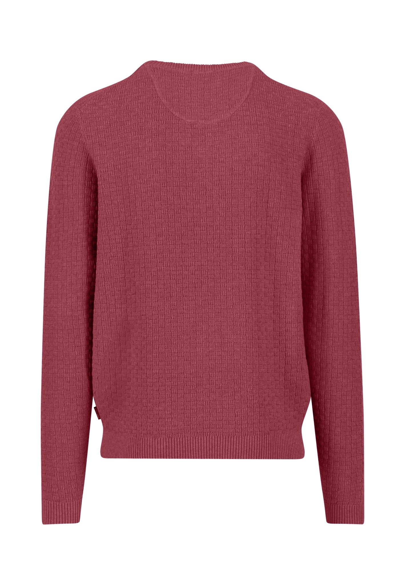 FYNCH-HATTON Strickpullover O-Neck, structure berry günstig online kaufen
