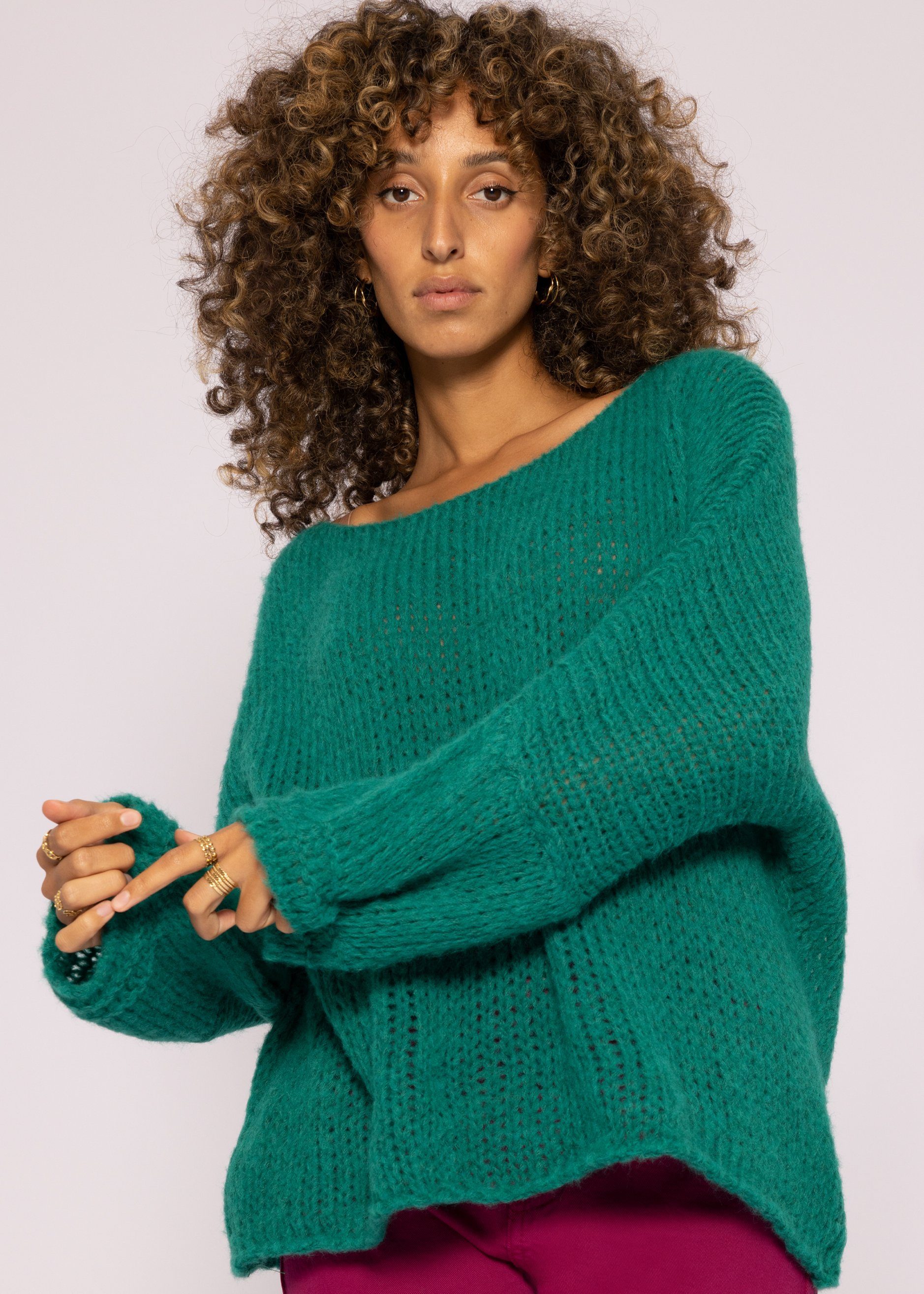 Strickpullover Oversize Grobstrick Pullover Oversize Damen