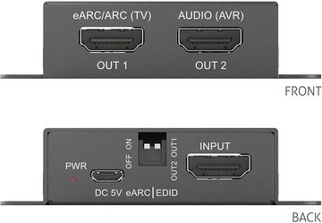 PureLink PureTools eARC Audio Adapter, Splitter und Extraktor – Extrahiert Video-Adapter