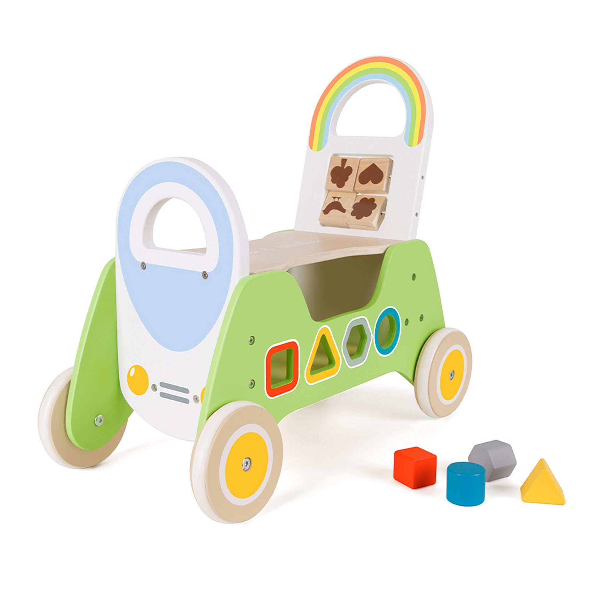 Classic World Rutscherauto Classic World - Rutscher 2 in 1 - 46,8x22,5x41,8cm - ab 18 Monaten, (Auch als Lauflernwagen nutzbar)