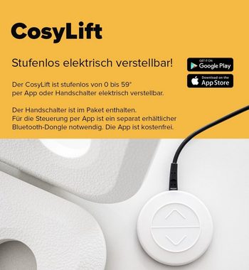 Lattenrost mit Motor »Lattenrost Add-On, Boxspringbett Add-On - für alle Betten geeignet«, COSYWORLD, CosyLift, Lattenrost Lift, mit Handschalter, fertig montiert, Nutzlast 150 Kilo