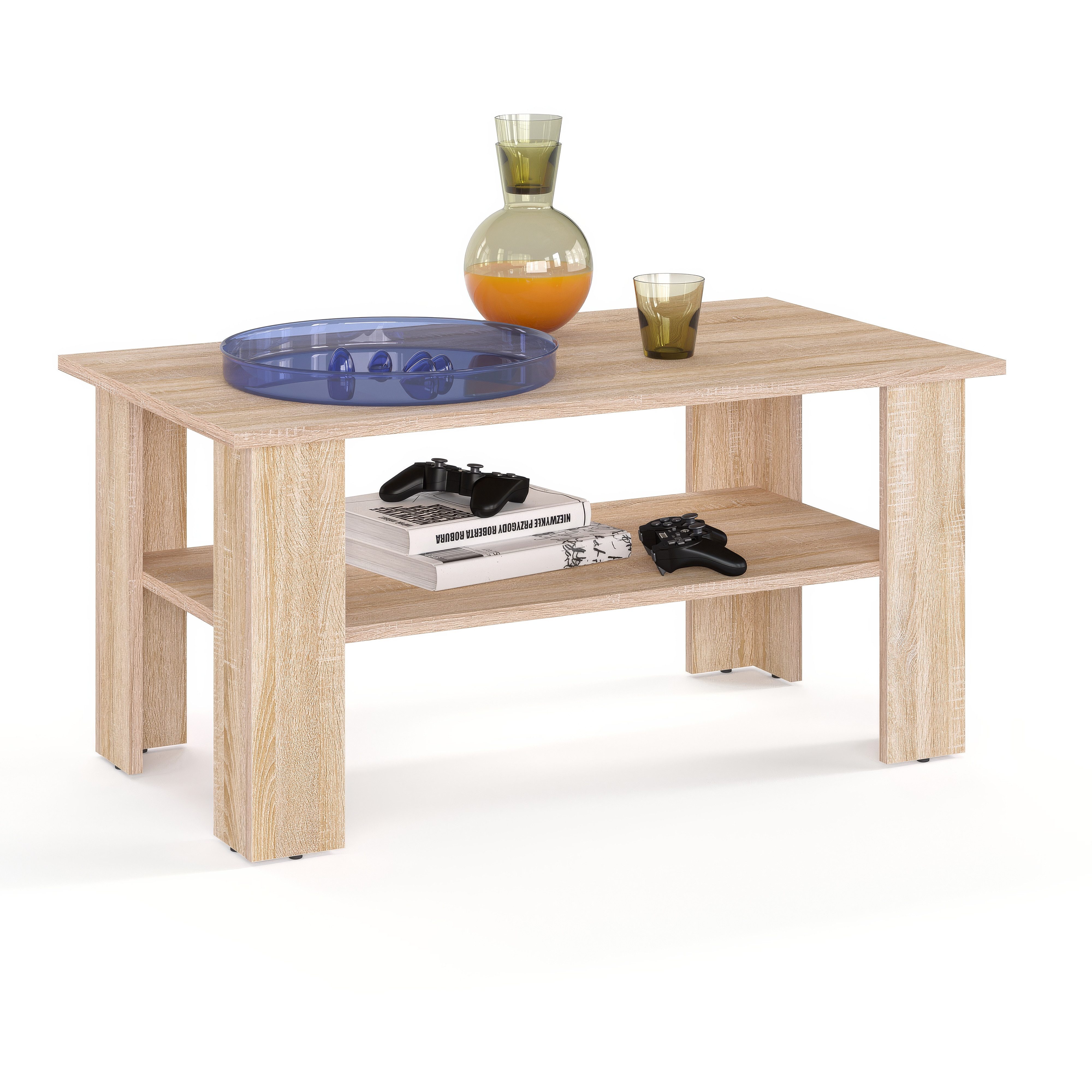KOMTO Couchtisch Wohnzimmertisch Modern Couchtisch Holz günstig online kaufen