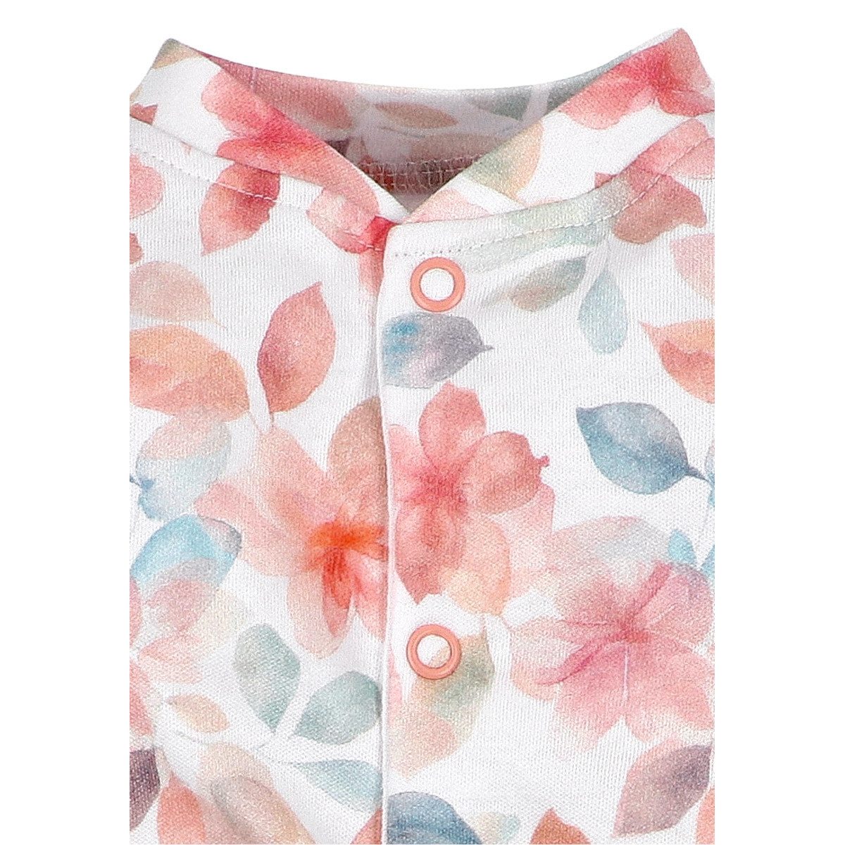 NINI Strampler Floral Mädchen Einteiler, Overall, Babyanzug, Babyoverall, Babyanzug