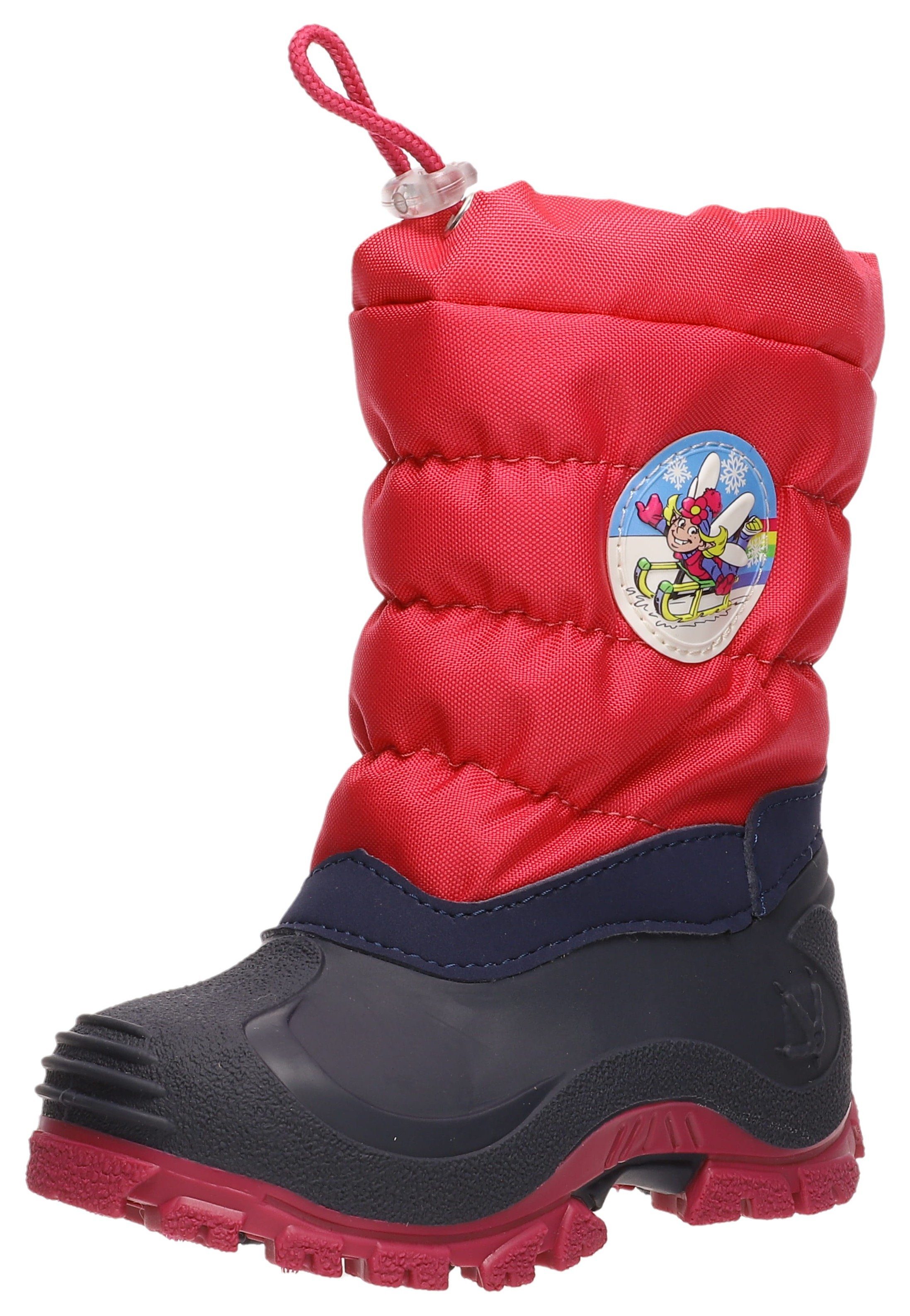 Salamander Lurchi Winterstiefel FAIRY Snowboots mit Schurwolle rosa 049353