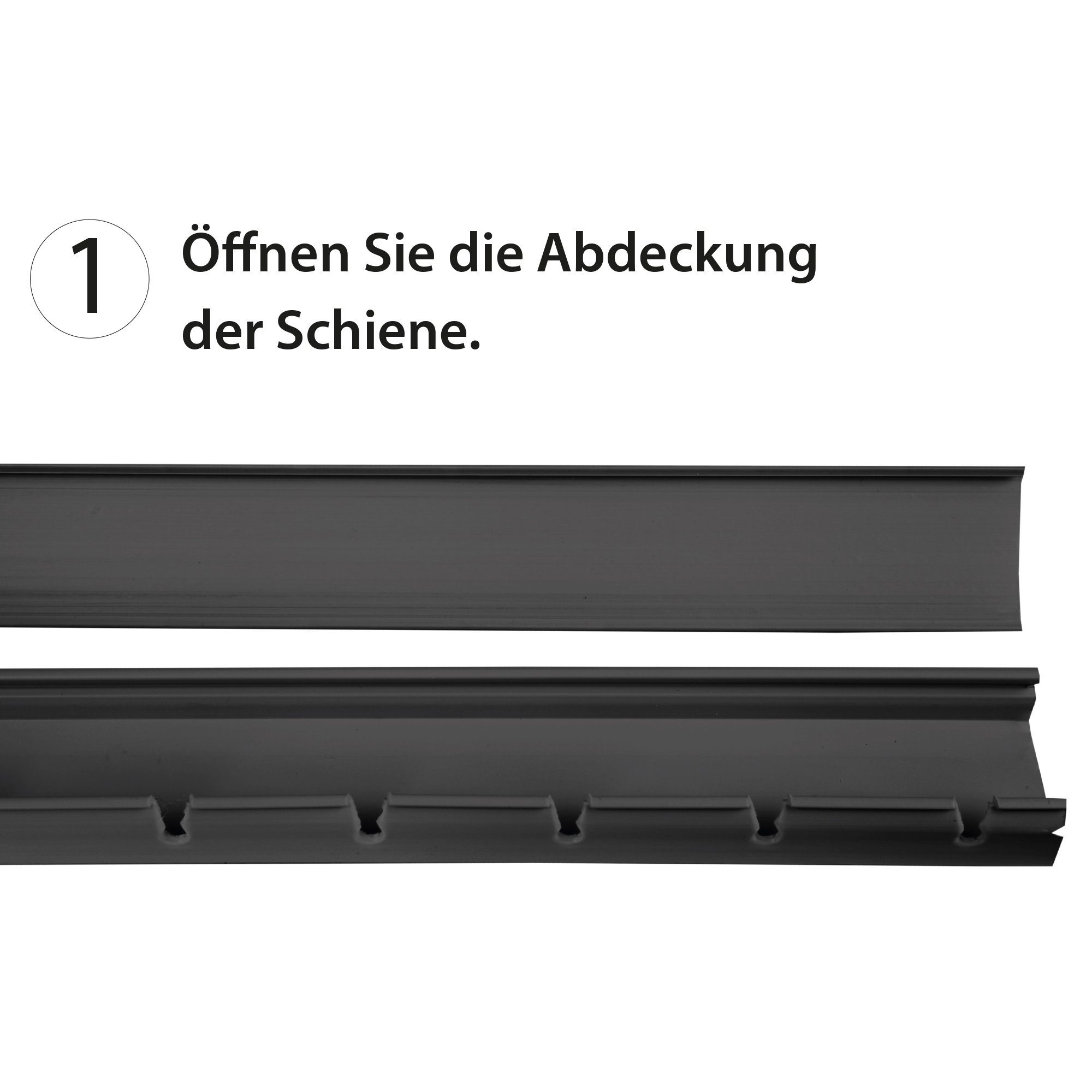 Farben perfekter (1 Anthrazit und Insekten- Sichtschutz, viele Flausch, (BxL), - versch. blickdicht, verfügbar 100x200cm St), Türvorhang Schwarz Arsvita, Ösen Flauschvorhang