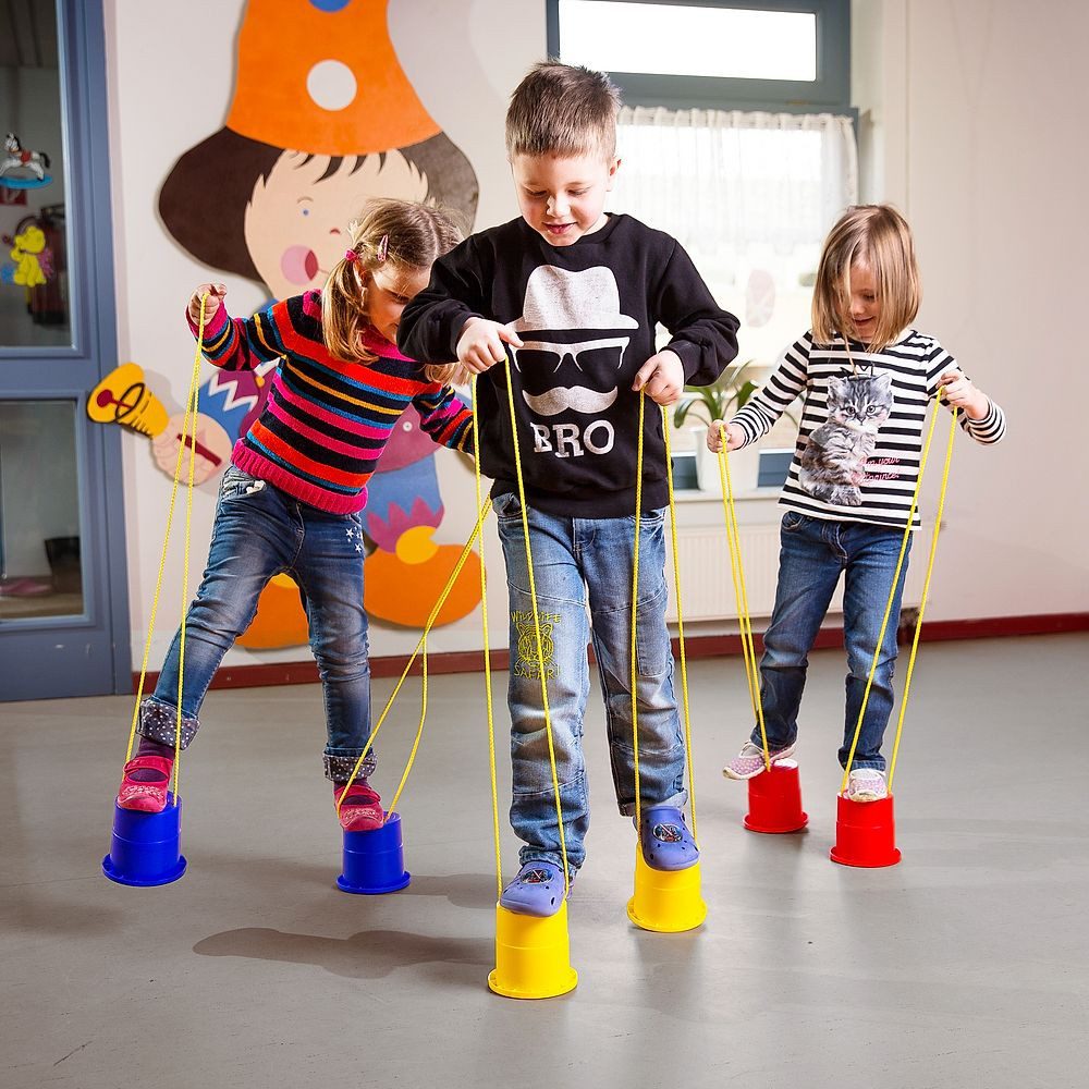 Sport-Thieme Balancetrainer Laufdosen Sportime, Trainiert Gleichgewichtssinn und die Koordination