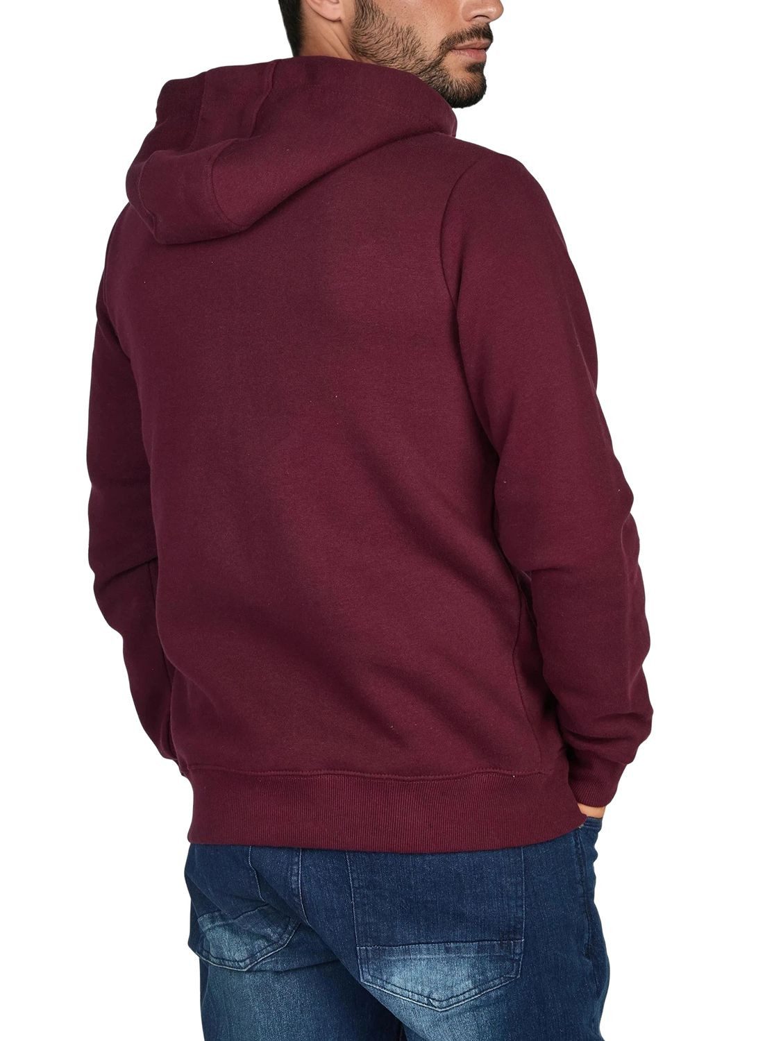 riverso Kapuzensweatjacke Herren Sweatjacke RIVNoah Regular Fit Hoodie mit Kängurutasche