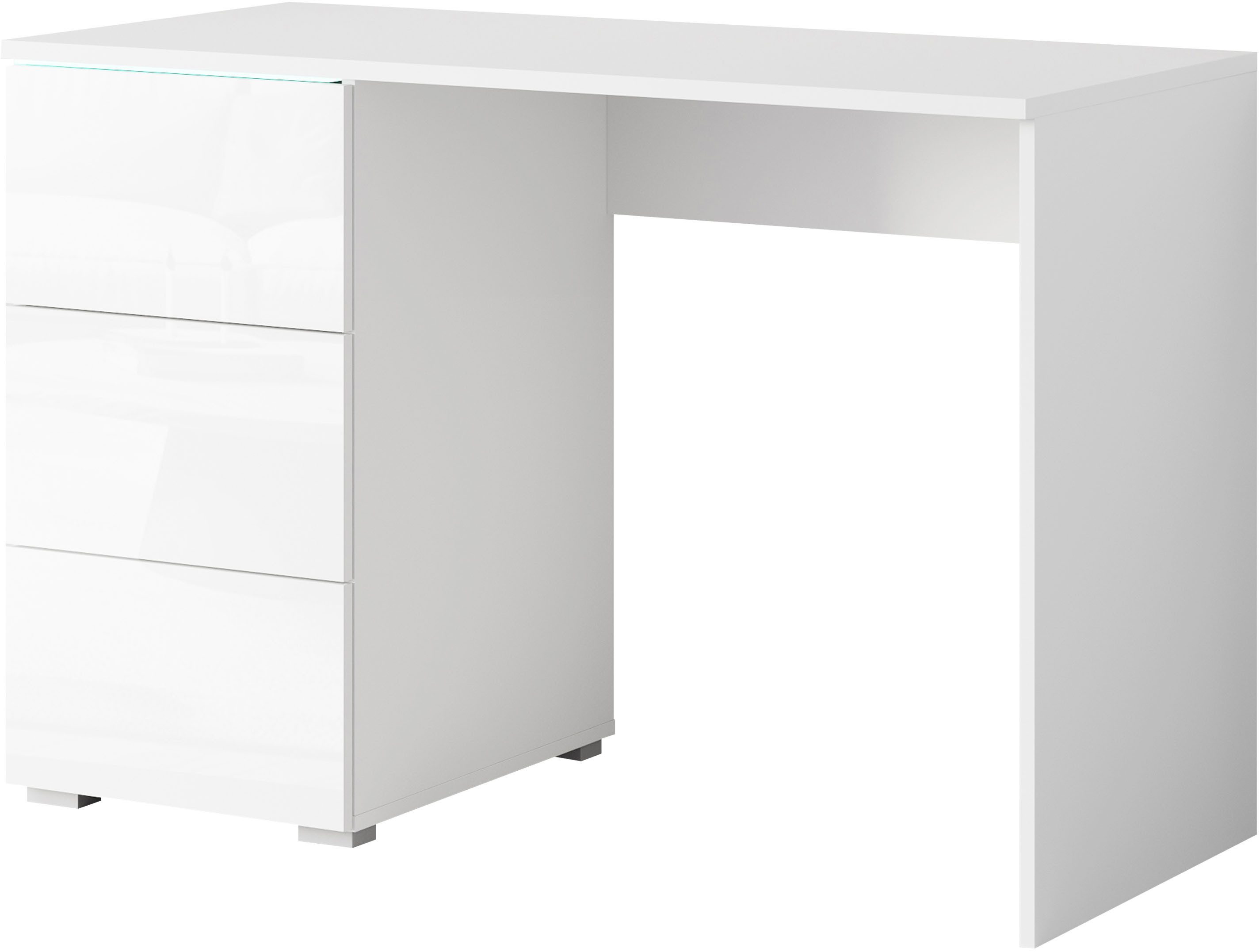 INOSIGN Schreibtisch Vera, Computertisch mit LED-Beleuchtung (1-St), Modern günstig online kaufen