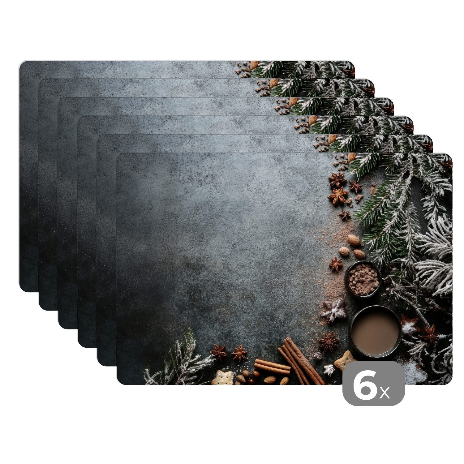 MuchoWow Platzset Winter - Kräuter - günstig online kaufen