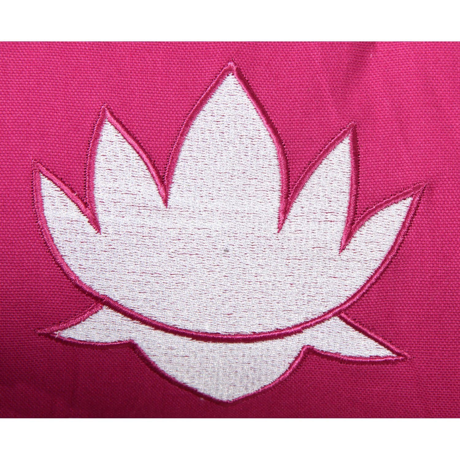 yogabox Yogakissen Halbmond Stick Lotus magenta BASIC weiß