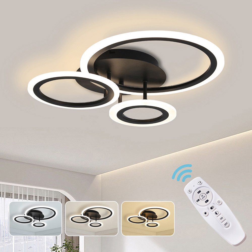 LMaxhome Deckenleuchte Mordern LED Deckenlampe Dimmbar günstig online kaufen