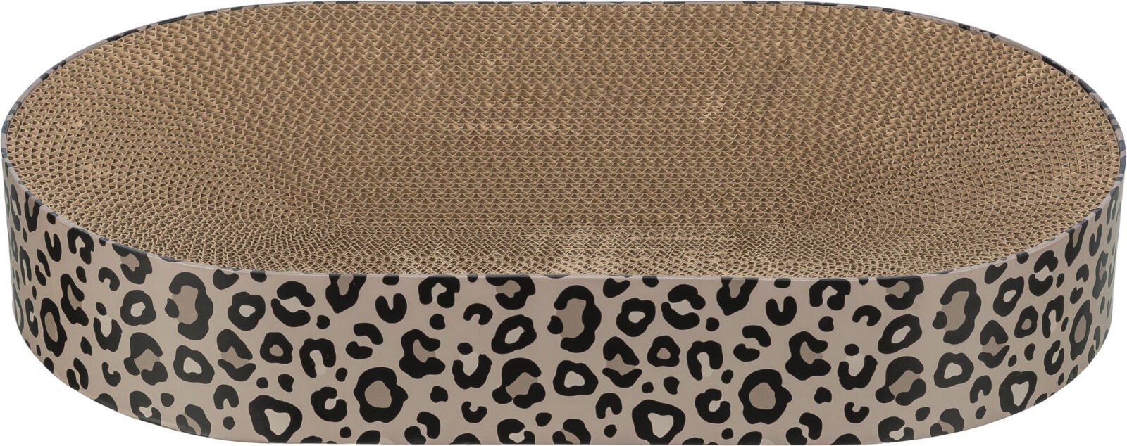 Kratzpappe Kratzbett Leo - braun - 63 × 10 × 35 cm