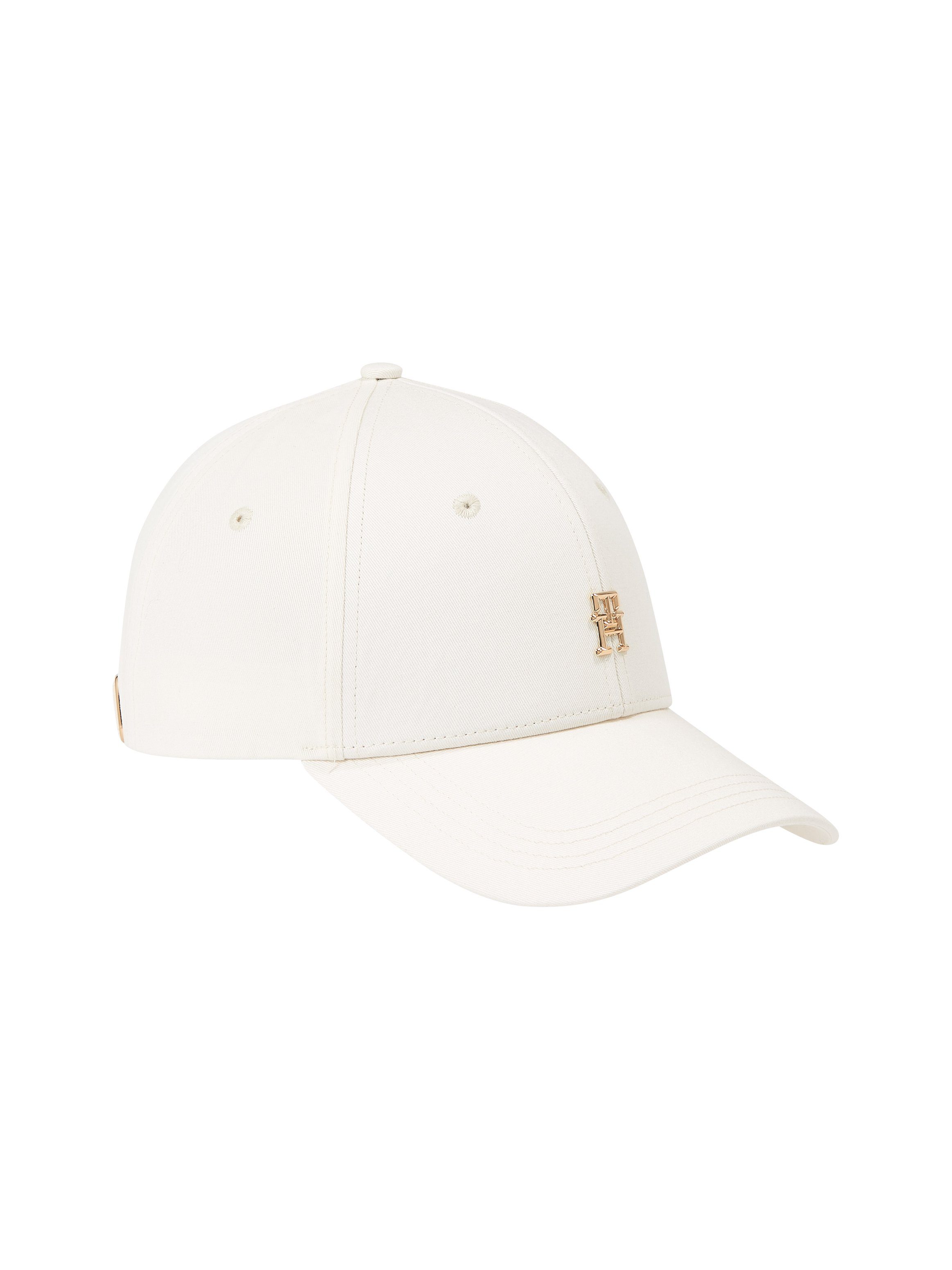 Tommy Hilfiger Baseball Cap ESSENTIAL CHIC CAP mit goldfarbenen Logo-Pin Calico