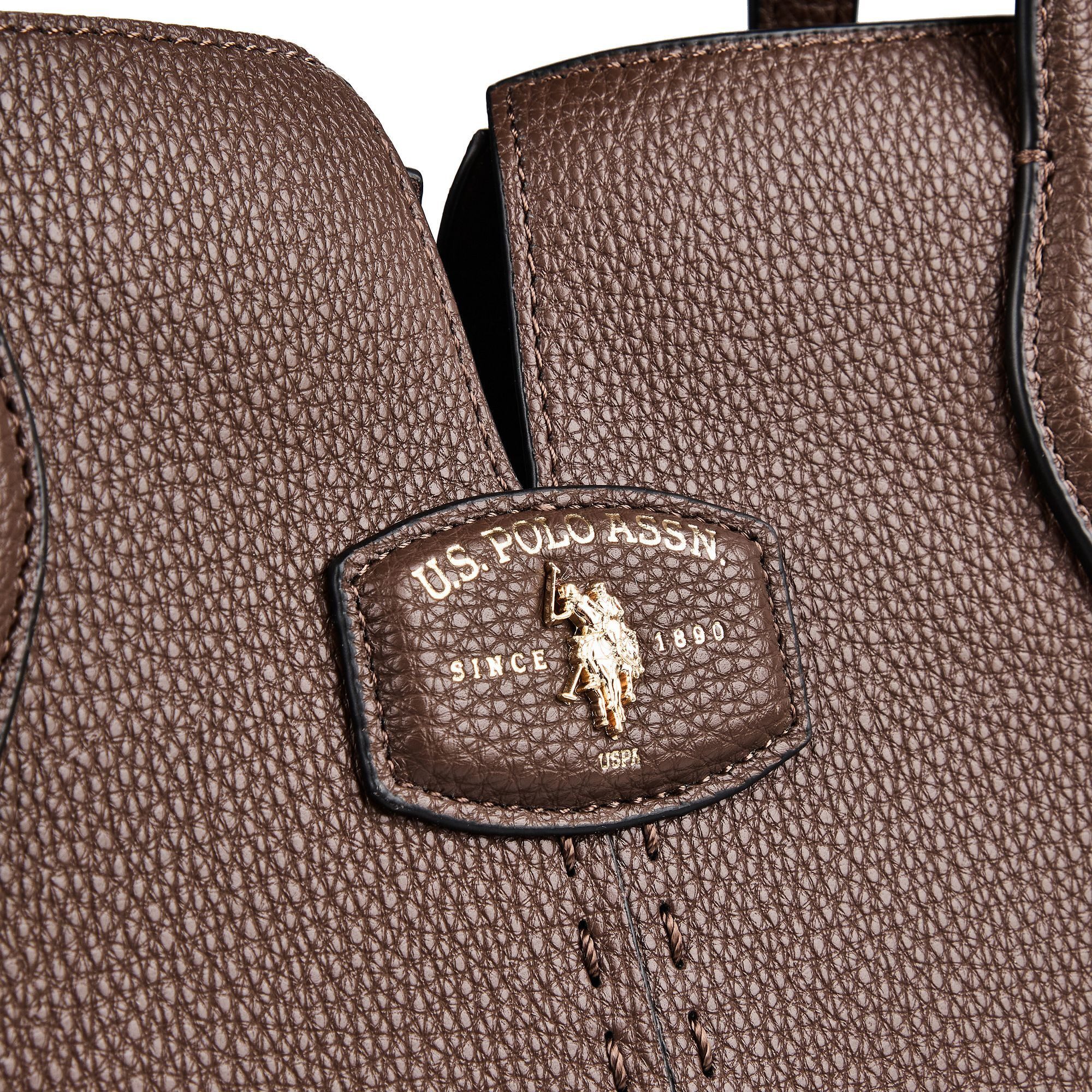 U.S. Polo Assn. Schultertasche Chestnut, Polyurethan