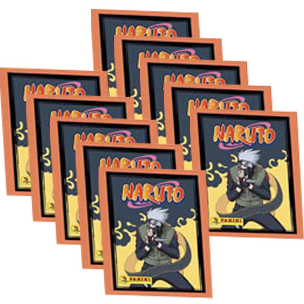 Panini Sammelkarte Naruto Ninja Adventures (2025) - Sammelsticker - 10 Tüten