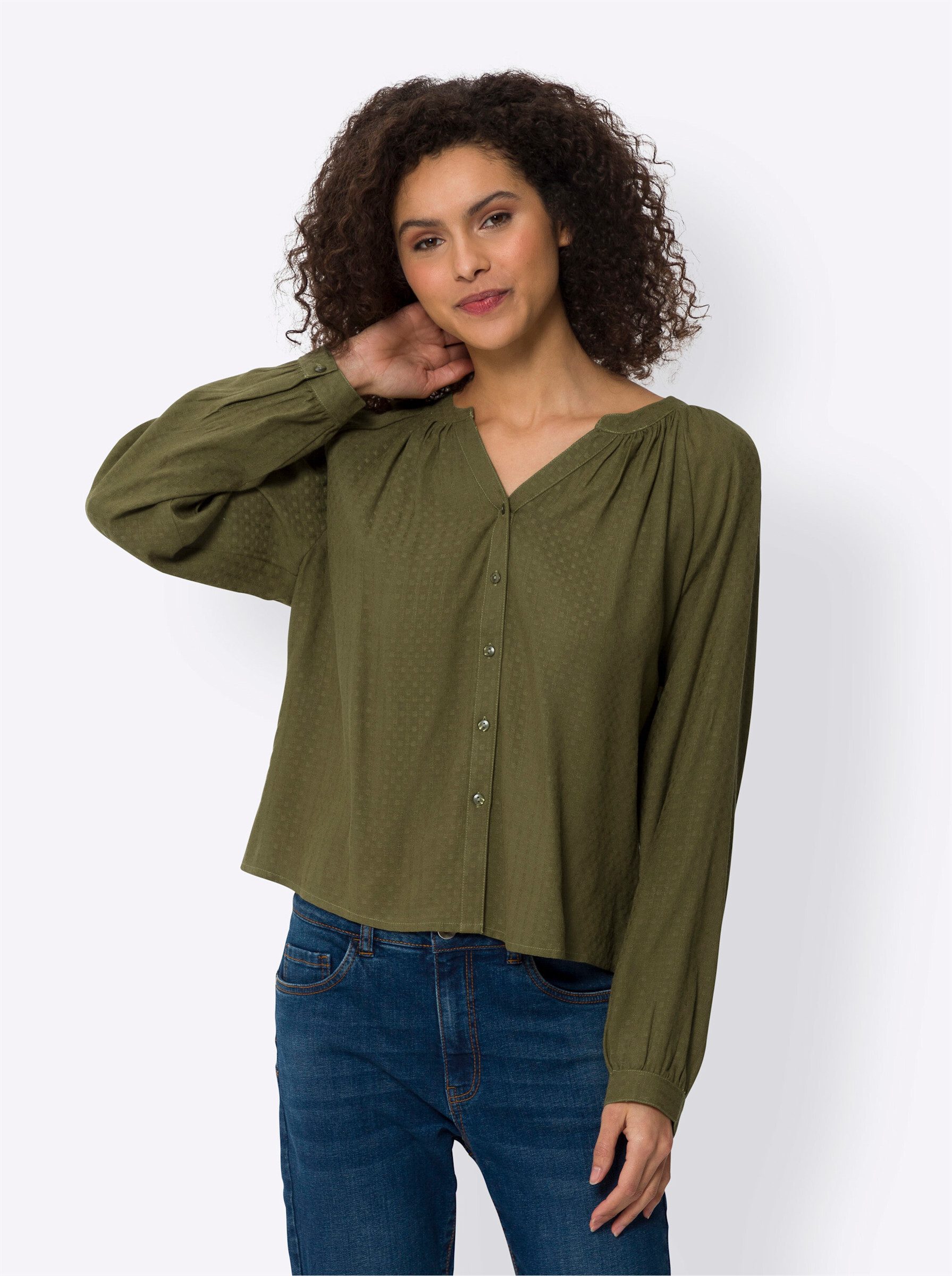 Klassische Bluse Bluse
