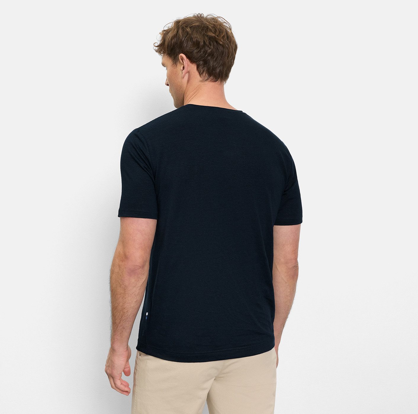 OLYMP Rundhalsshirt aus Leinen günstig online kaufen