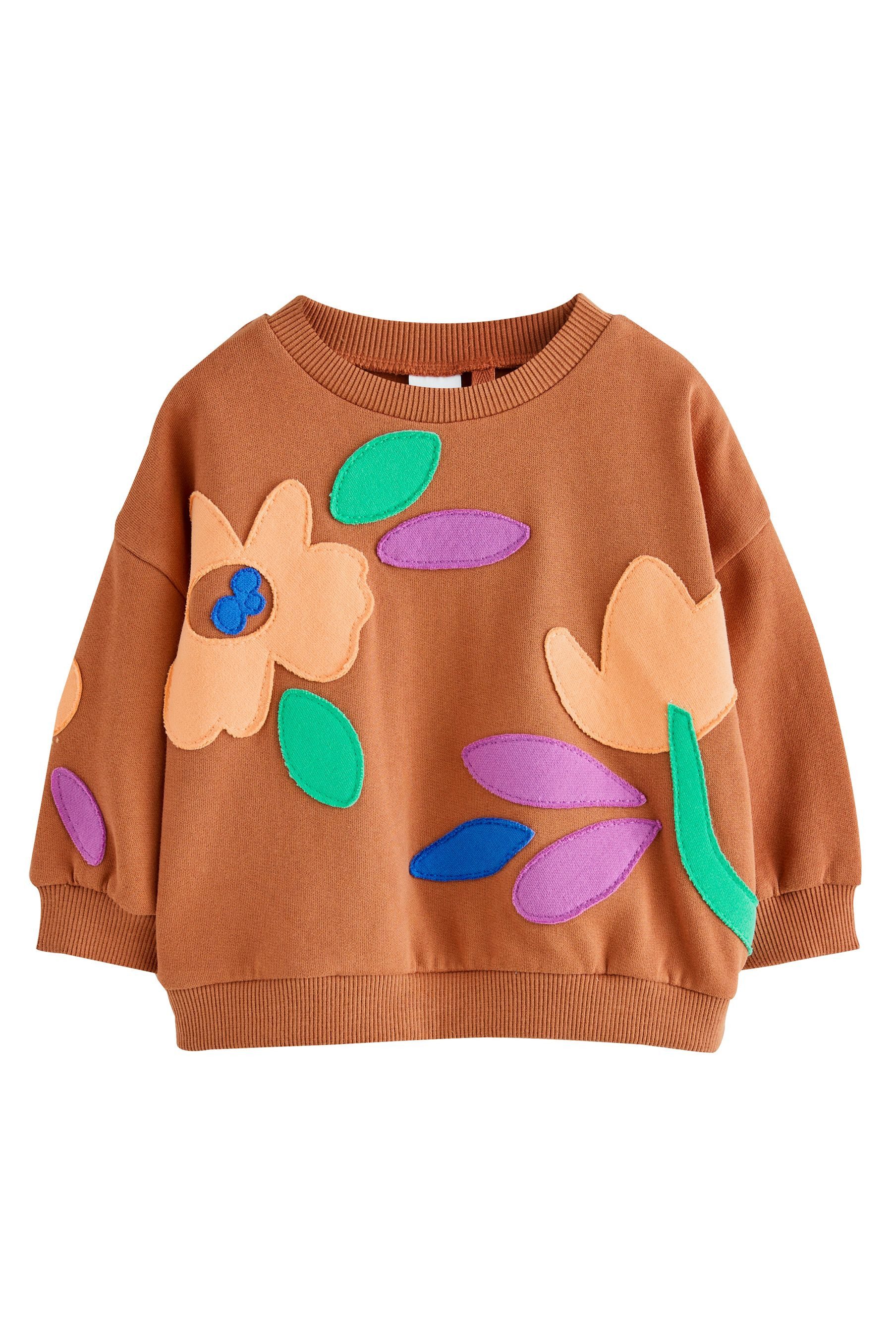 Next Sweater Sweatshirt mit Rundhalsausschnitt (1-tlg)