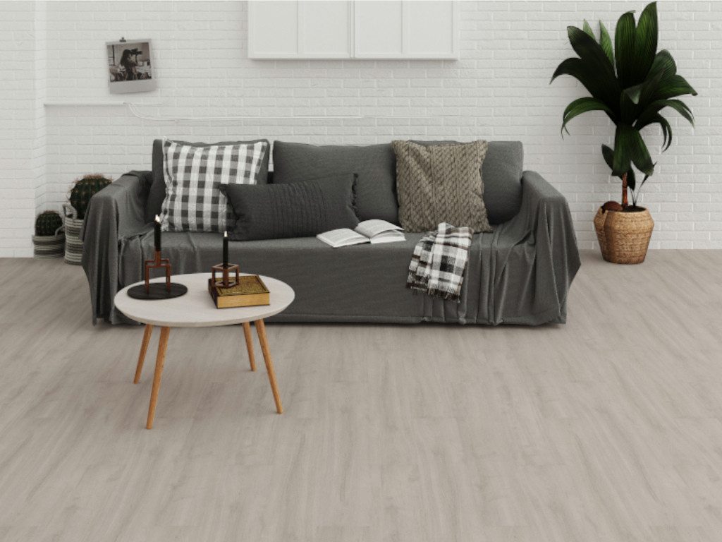 Timefloor Vinylboden Timefloor Vinylboden Premium Long Eiche Weiß Landhausdiele 7 mm