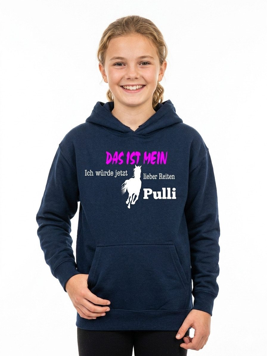 coole-fun-t-shirts Hoodie Das ist Mein ICH WÜRDE JETZT Lieber REITEN Pulli ! Hoodie
