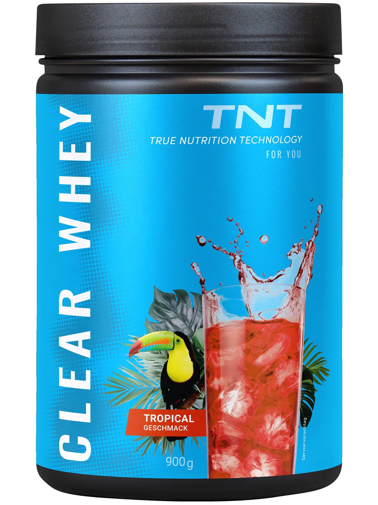 TNT (True Nutrition Technology) Clear Whey - High Protein Proteinpulver als Erfrischungsgetränk Pulver