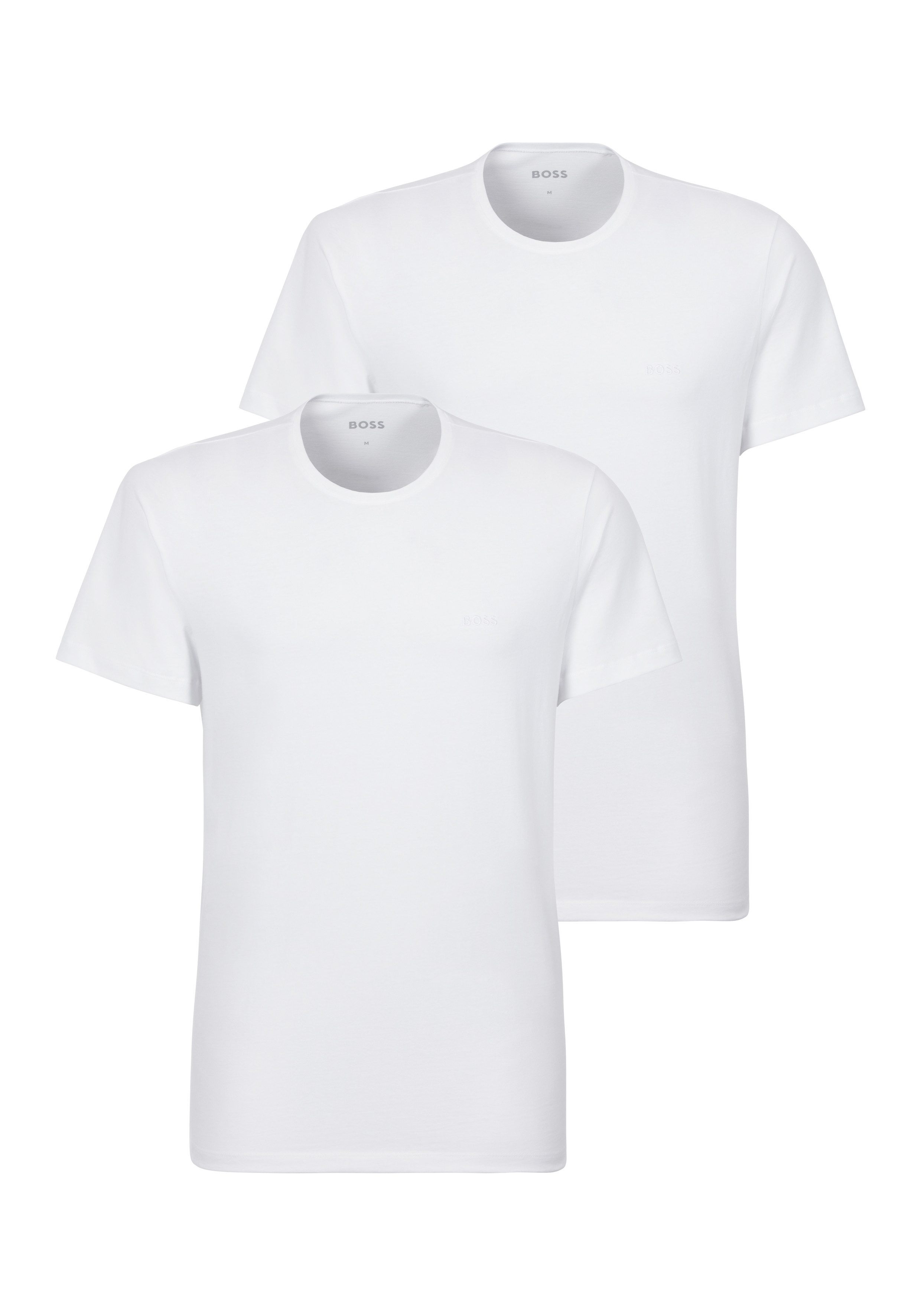 BOSS Rundhalsshirt TShirtRN 2P Comfort (Packung, günstig online kaufen