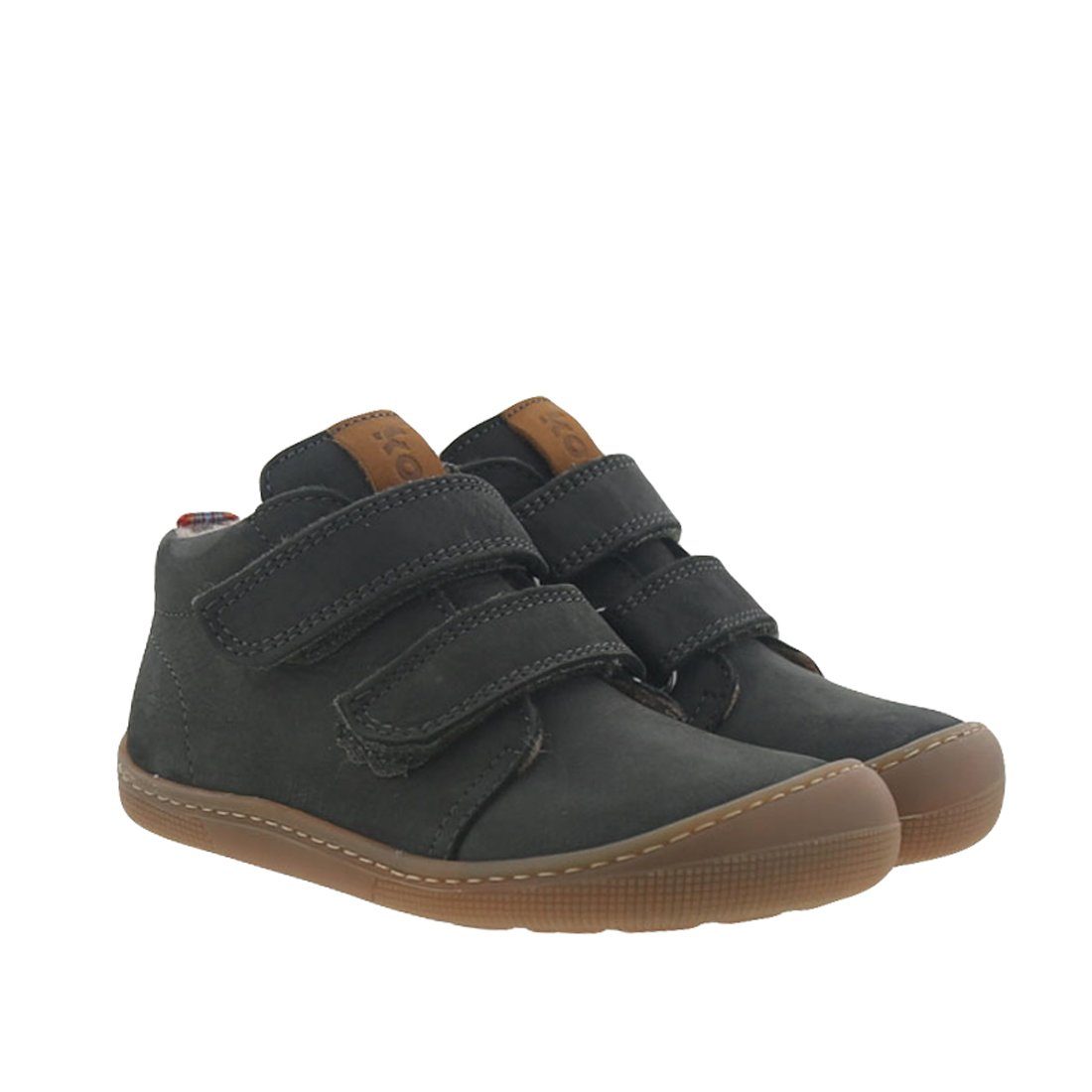 KOEL Koel Lauflernschuh Barfußschuhe Don Hydro Leder wasserabweisend Grau Lauflernschuh