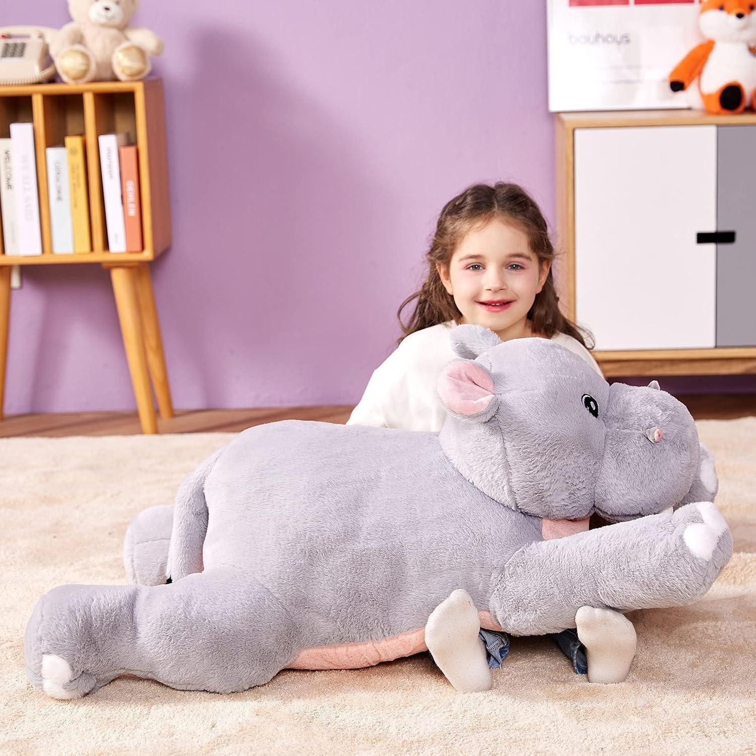 LuxusKollektion Kuscheltier Kuscheltier Plüschtier Stofftier 78cm Spielzeug Kinder Nilpferd
