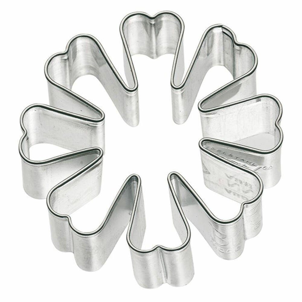 Edelstahl Ausstechform Eiskristall Für Weihnachtsplätzchen – Perfekt Für Selbstgemachte Kekse (5x3x2 Cm)