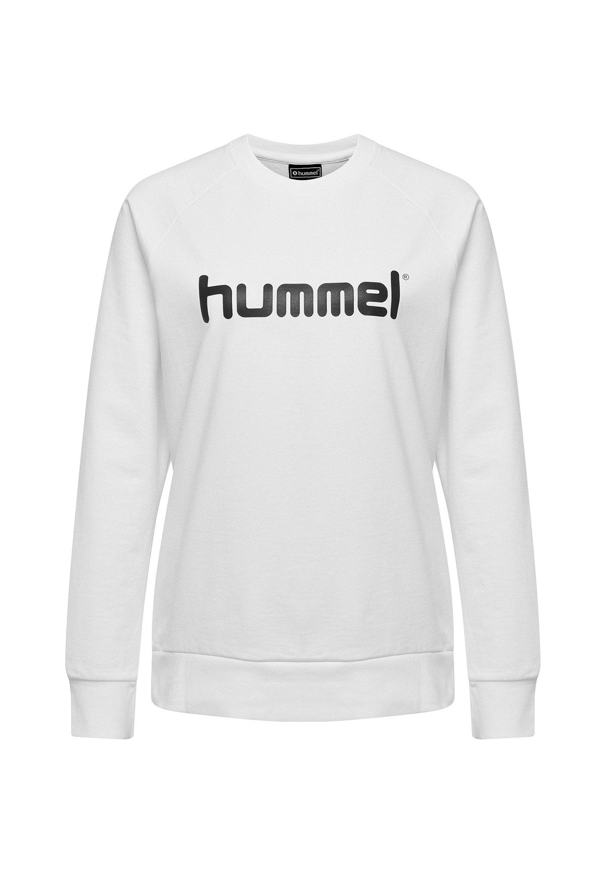 hummel Trainingspullover Sweatshirt Training Langarm Top Sport 7242 in Weiß