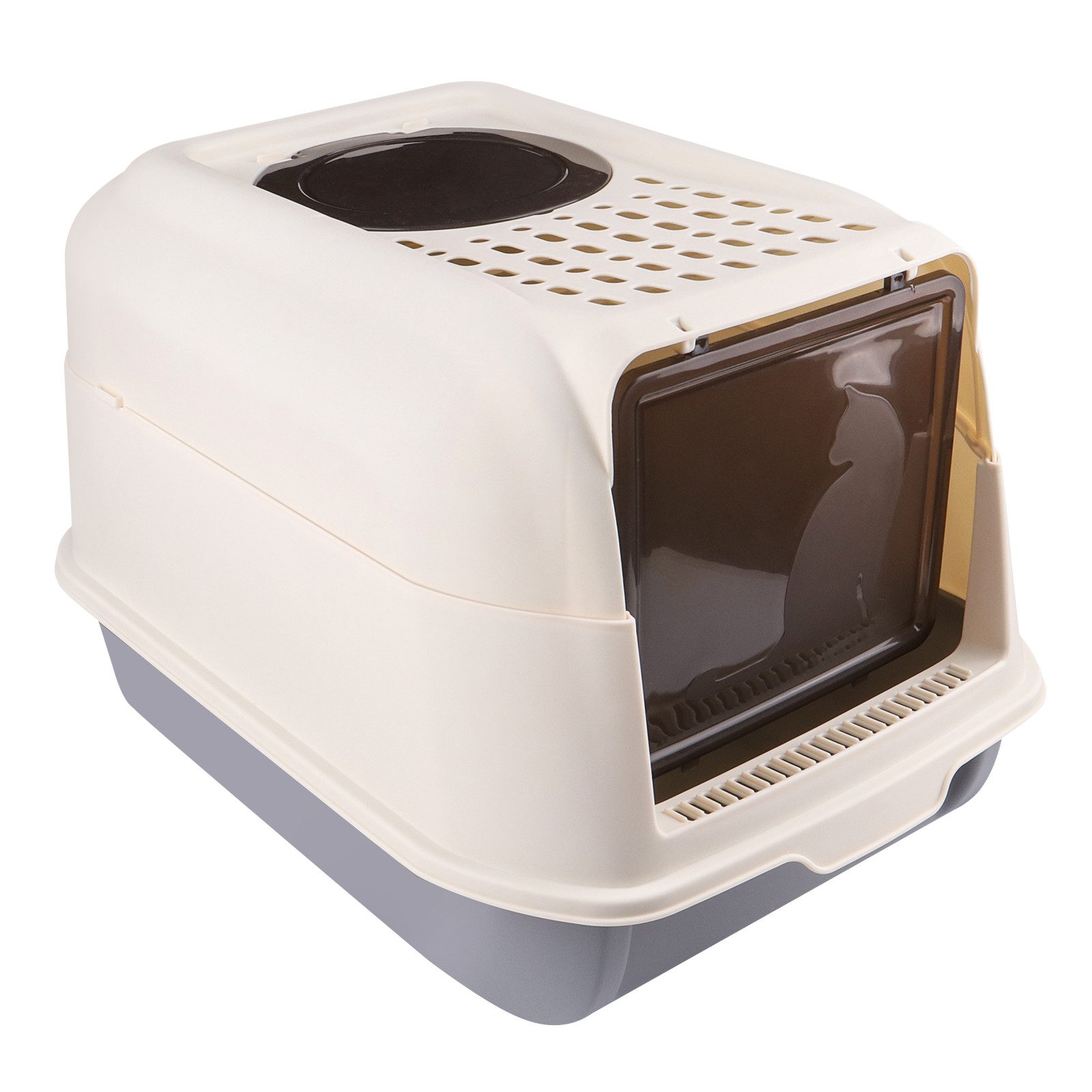 JEOBEST Katzentoilette Cat Litter Box, Katzen klo, Katzenklo mit Kapuze, XL günstig online kaufen